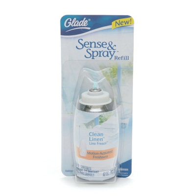 Glade Sense & Spray Clean Linen Motion-activated Room Freshener Refill