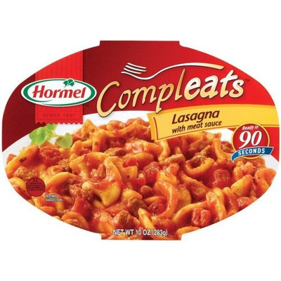 Hormel Compleats Lasagna with Meat Sauce, 10-Ounce Microwavable Bowls, 6 Count