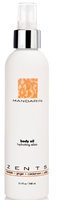 Zents Mandarin Body Oil Hydrating Elixir 248ml/8.4oz