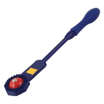 Plastic Handle Body Stress Relaxing Massager Massage Roller Hammer Dark Blue Red
