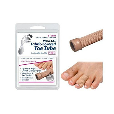 PediFix Visco-GEL Fabric-Covered Toe Tube small