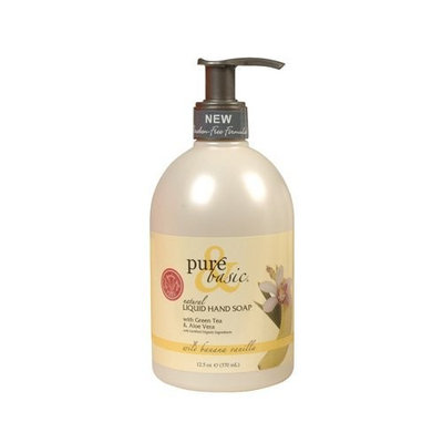 Pure and Basic Pure & Basic, LIQUID HAND SOAP WILD BANANA/VANILLA - 12.5 OZ