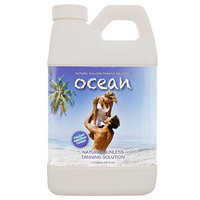 1/2 Gallon (2 Quarts) of Ocean Professional Salon Sunless Tanning Solution with 8.5% DHA and Medium Bronzer Color Guide