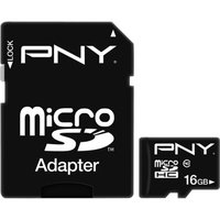 PNY TECHNOLOGIES P-SDU16G10-GE 16GB MICRO SDHC CARD CLASS 10
