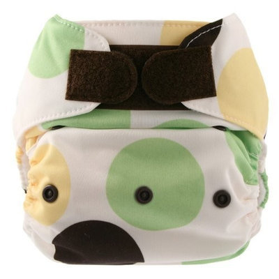 Blueberry Deluxe Hook/Loop Diaper, Kiwi (Discontinued by Manufacturer)