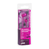 JVC Marshmallow Stereo Headphones Pink