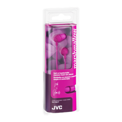 JVC Marshmallow Stereo Headphones Pink