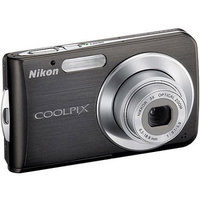 Nikon COOLPIX S210 8 Megapixel Digital Camera with 3x Optical Zoom-NIKKOR, ISO2000, 2.5 LCD & VR Image Stabilization - Graphite Black
