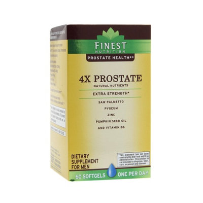 Finest Nutrition 4x Prostate Extra Strength, Softgels, 60 ea