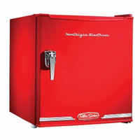Nostalgia Electrics Retro Series 1.7-Cubic Foot Mini Fridge, Red, 1 ea
