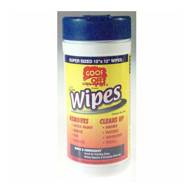Goof Off FG681 10-In. X 12-In. Wipes - 36-Pack