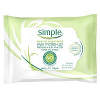 Simple® Eye Makeup Remover Pads