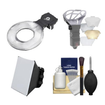 Ray Flash Universal Ring Flash Adapter (Large) with Diffusers & Cleaning Kit