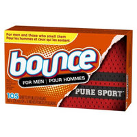 Bounce For Men Pure Sport Dryer Sheets 105 count