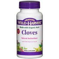 Oregon's Wild Harvest Cloves, 90 caps 500 mg(Pack of 2)