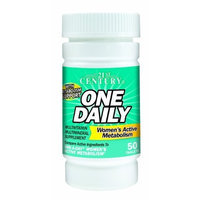 21st Century One Daily Women's Active Metabolism Tablets, 50-Count