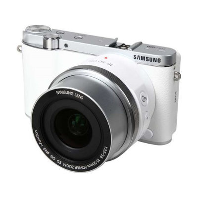 Samsung NX3000 20.3MP Smart Digital Camera w/ 16-50mm Zoom Lens & Flash (White)