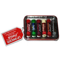 Bonne Bell Lip Smacker Coca Cola Kisses Lip Collection 6 Lip Balms Tin