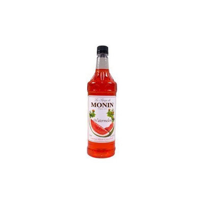 Monin Watermelon Flavor Syrup Plastic Bottle 1 Liter