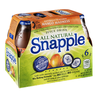 Snapple All Natural Mango Madness - 6 CT