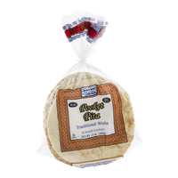 Kontos Pocket Pita Traditional White - 6 CT