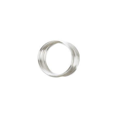 Beadalon 347B-050 Silver Plated Memory Wire Bracelet .5 Oz/Pkg