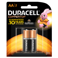 Duracell® Coppertop Alkaline AA Batteries