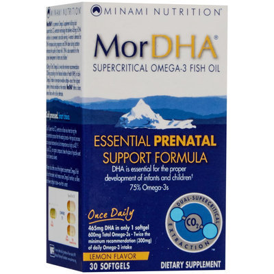 Garden Of Life Minami Nutrition - MorDHA Prenatal Formula Lemon - 30 Softgels