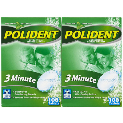 Block Drug Company, Inc. Polident 3-Minute Antibacterial Denture Cleanser