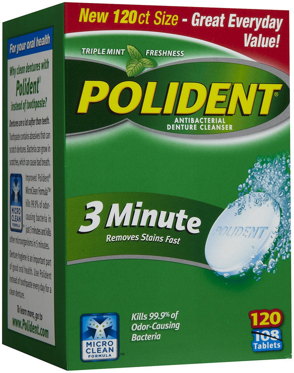 Polident 3Minute Antibacterial Denture Cleanser Reviews 2019