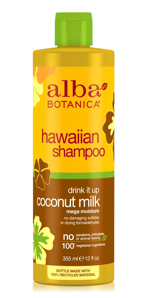 Alba Botanica Hawaiian Shampoo Drink it up Coconut Milk