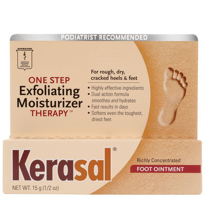 Kerasal Exfoliating Moisturizing Foot Ointment - 0.5 oz