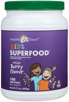 Amazing Grass Kidz SuperFood Drink Powder Wild Berry - 21 oz - Vegan