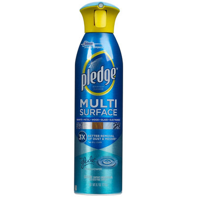 Pledge Cleaning Products 9.7 oz. Rain Shower Fresh Scent Multi Surface Multi Purpose Cleaner Aerosol (6-Pack) 72416