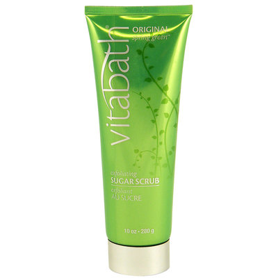 VitaBath Original Spring Green Exfoliating Sugar Scrub 10 oz