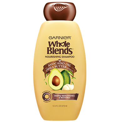 Garnier Whole Blends Avocado Oil & Shea Butter Extracts Nourishing Shampoo