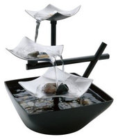 HoMedics - EnviraScape Silver Springs Illuminated Relaxation Fountain WFL-SLVS