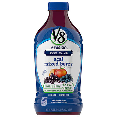 V8® V-Fusion 100% Acai Mixed Berry Vegetable & Fruit Blends