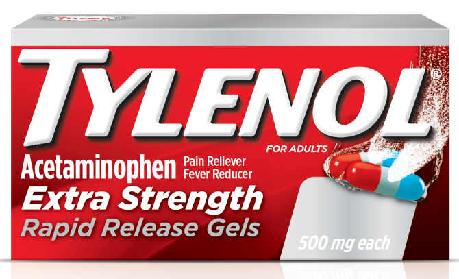 Tylenol® Rapid Release Gels