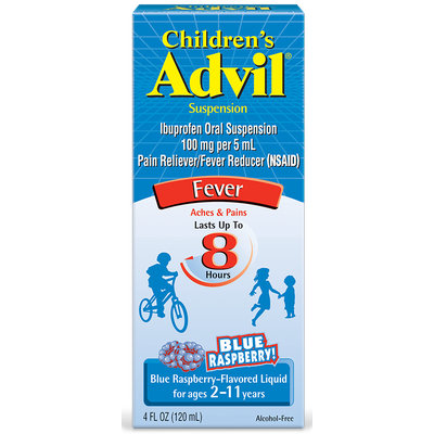 Advil® Children's Suspension Blue Raspberry