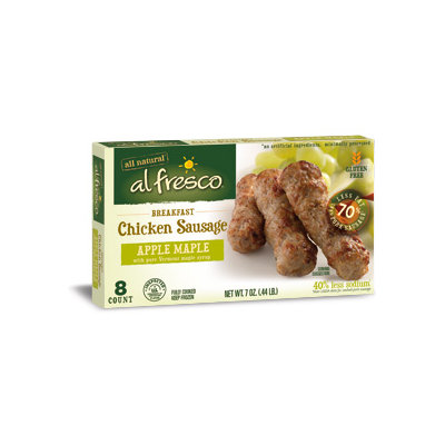 Al Fresco Breakfast Chicken Sausage Apple Maple