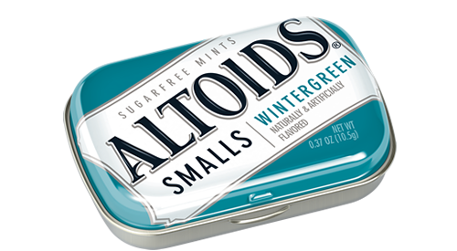 Altoids Sugar Free Wintergreen Smalls Mints