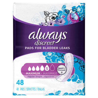 Always Discreet Maximum Pads - Regular Length