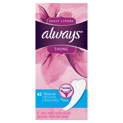 Always Thong Daily Liners