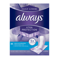 Always Xtra Protection Daily Liners Regular Wrapped