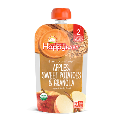 Happy Baby® Organics Clearly Crafted™ Apples, Sweet Potatoes & Granola