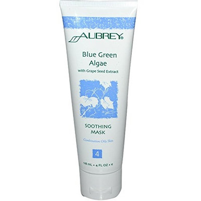 Aubrey Organics Blue Green Algae With Grape Seed Extract Soothing Mask