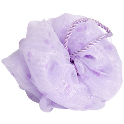 Spa Sister Chiffon Dream Shower Pouf Purple