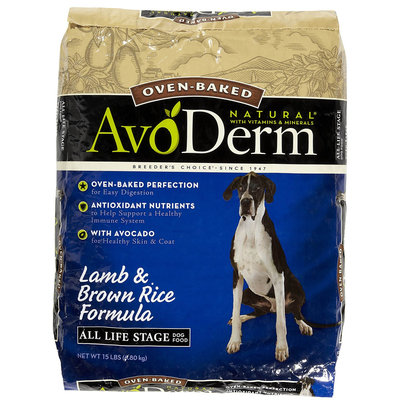 Avoderm Natural Baked Dog Food - Lamb & Brown Rice