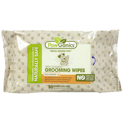 PawGanics PawGanics Grooming Wipes - 80 count